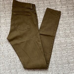 Flying Monkey Olive Skinny Jeans